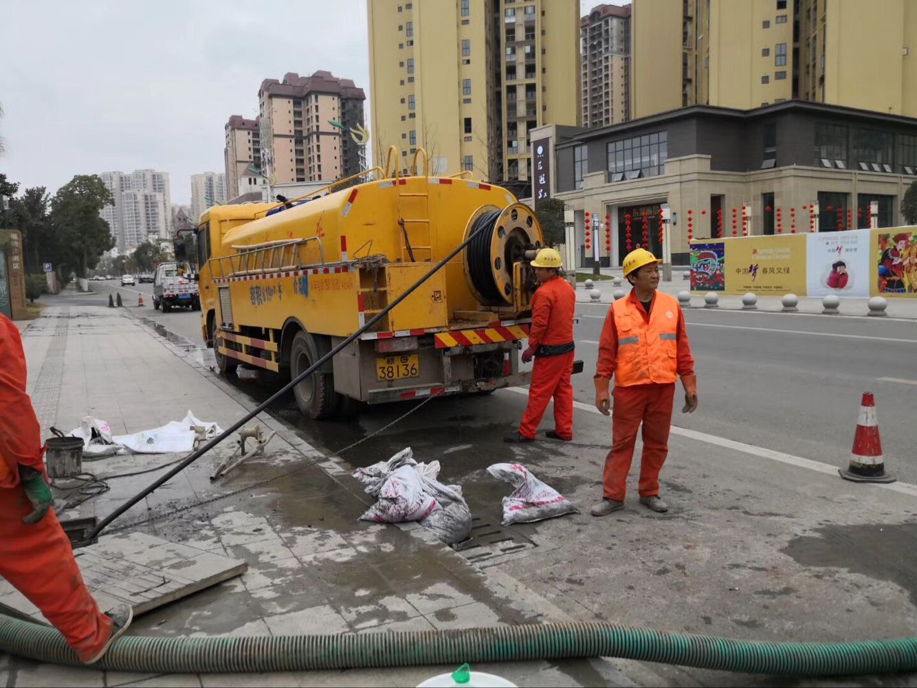 高明排污管道清淤-管道清洗